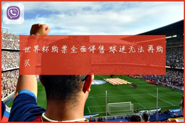世界杯购票全面停售 球迷无法再购买