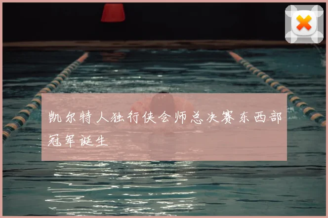 凯尔特人独行侠会师总决赛东西部冠军诞生